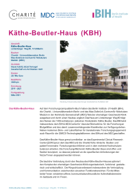 Factsheet Käthe-Beutler-Haus